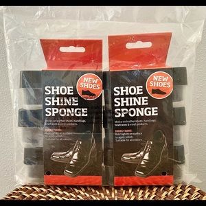 New Shoe Shine Sponges - Set of 6
